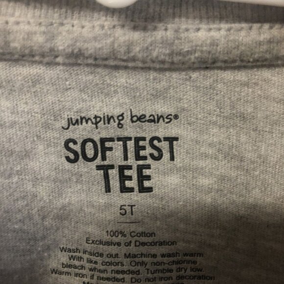 Jumping Beans Size 5 Grey Ready For Adventure Tee - Picture 2 of 3